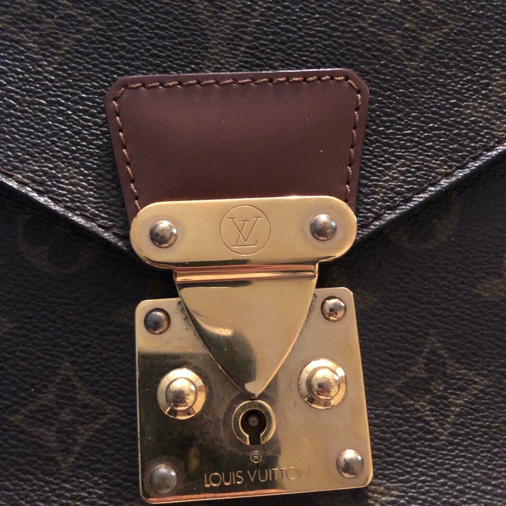 TODAY ONLY:Authentic Louis Vuitton Monceau Bag- AS IS- handle dirt signs of wear - Picture 15 of 17